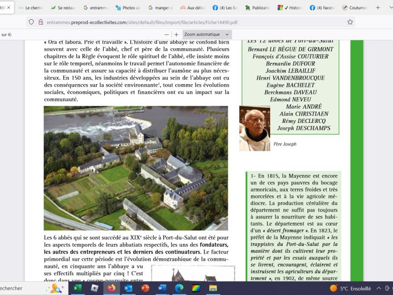 L'histoire des moines d'Entrammes