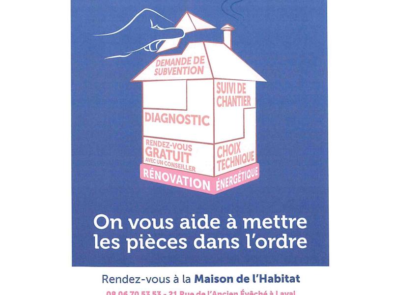 Rénover son habitat avec Laval Agglomération - La Maison de l'Habitat