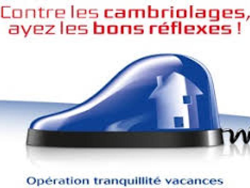Opération tranquillité vacances